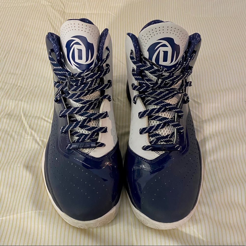 Adidas D Rose 773 IV Mens Shoe Navy-white Size:11
